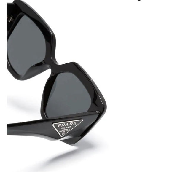 Prada PR14ZS Black Gray Gradient Sunglasses - Picture 2 of 6